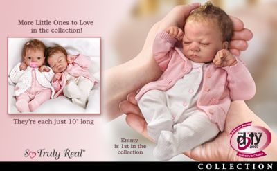 Tiny Miracles Little Ones To Love Miniature Lifelike Baby Doll Collection: So Truly Real - First-ever So Truly Real® Baby Dolls are Just 10" Long! Exclusive Collection by Doll Artist Linda Webb!
