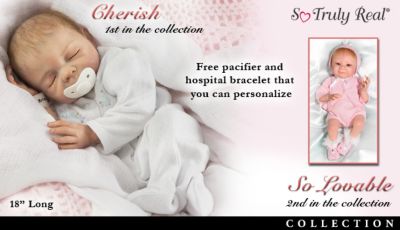 Newborn World Of Wonder Lifelike Vinyl Baby Doll Collection: So Truly Real - Exclusive Personalizable Newborn Baby Doll Collection! YOU PICK THE NAME for Each Adorable Collectible Lifelike Doll!
