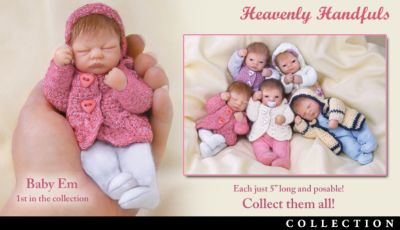 Click here to buy Heavenly Handfuls Linda Webb Loving Em Miniature Baby Doll... by The Ashton-Drake Galleries.
