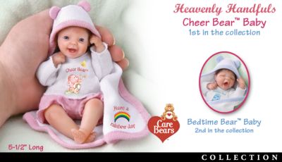 Heavenly Handfuls Collectible Care Bears Baby Doll Collection - Care Bears Baby Doll Collection a First! Each Lifelike Vinyl Baby Doll is an Exclusive Heavenly Handfuls Treasure