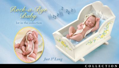 Click here to buy Miniature Sleeping Baby Doll Collection by The Ashton-Drake Galleries.