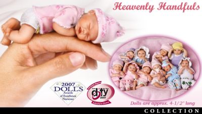 Click here to buy Heavenly Handfuls Collectible Miniature Lifelike Baby Doll... by The Ashton-Drake Galleries.