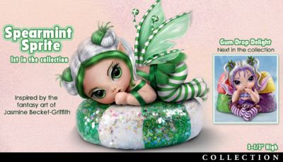 Fantasy Art Miniature Baby Fairy Doll Collection: Fairy Sweet Christmas - Exclusive Fantasy Art Fairy Doll Collection by Jasmine Becket-Griffith! Celebrate Christmas with Wide-Eyed Baby Fairy Dolls!