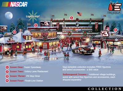 Earnhardt Christmas Village Collection