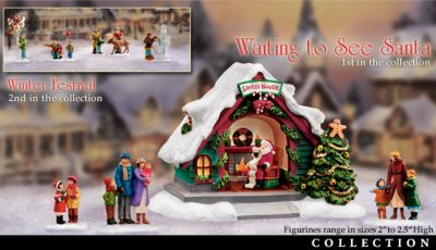 Tis The Season Village Accessory Figurine Collection - Exclusive Village Accessory Figurine Collection Celebrates Outdoor Holiday Activities! Fun Addition to Village Displays!