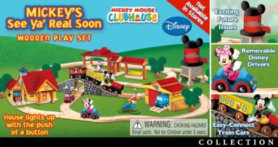 Mickey's See Ya' Real Soon Wooden Play Set Collection