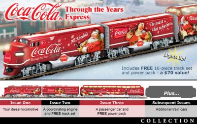 COCA-COLA Christmas Express Train Collection: Through The Years - Exclusive COCA-COLA® Collectible Train Collection Refreshes Your Holiday Memories Through the Years!