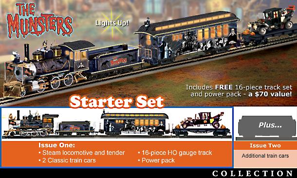 The Munsters Express Halloween Train Collection With Super Starter Set