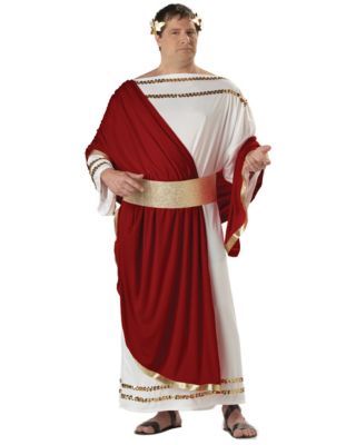 Mens Plus Size Julius Caesar Costume
