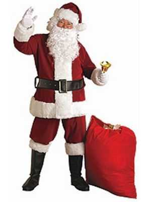 plush santa suits for sale
