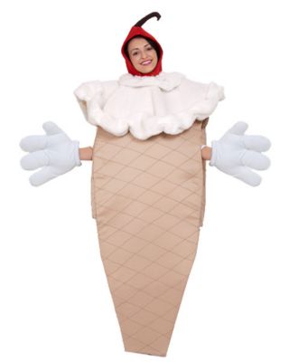 Adult Unisex Deluxe Ice Cream Cone Costume Riffbug