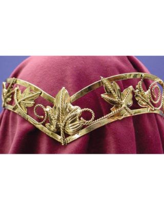 Deluxe Gold Leaf Headpiece
