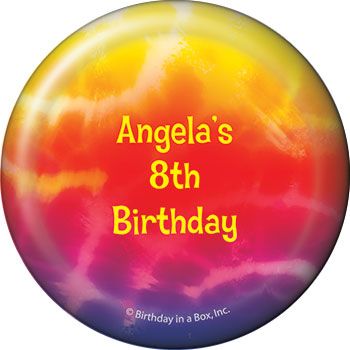 Tie Dye Fun Personalized Magnet (each)