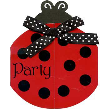 Ladybug Party Invitations (8-pack)