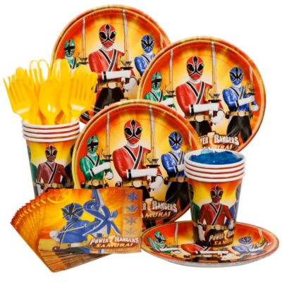 Power Rangers Party Standard Kit  Serves 8 Guests