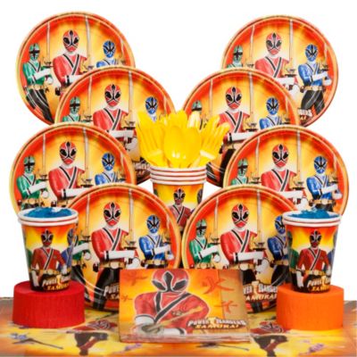Power Rangers Party Deluxe Kit  Serves 8 Guests