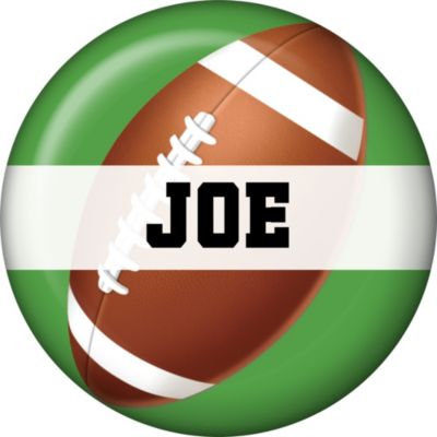 Football Party Personalized Mini Button