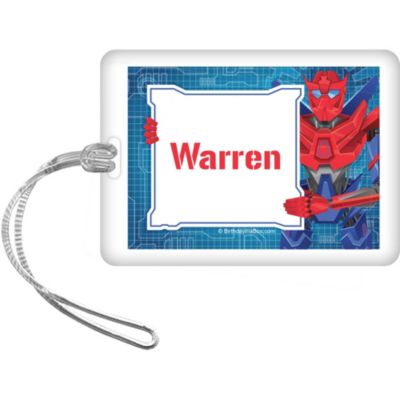Prime Robot Personalized Bag Tag