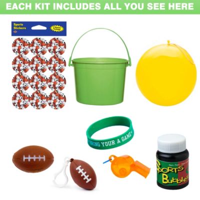 Deluxe Football Party Favor Kit