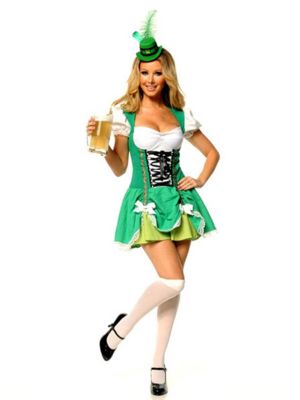 Womens Sexy Irish Lass Costume Livefly 