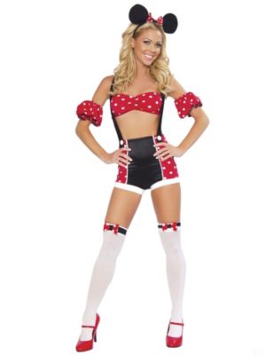 Sexy Pinup Mouse Womens Costume Jumpchat 