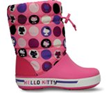 Kids’ Crocband™ Hello Kitty® Colorful Circles Gust Boot
