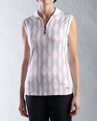 Lady's ANNIKA CB DryTec S/L Force Print Polo
