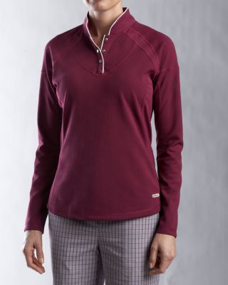 Lady's ANNIKA CB DryTec L/S Madison Mock