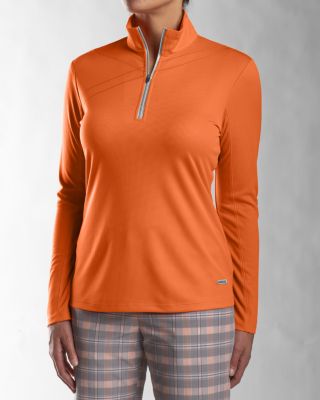 Womens ANNIKA CB DryTec L/S Quantum Mock