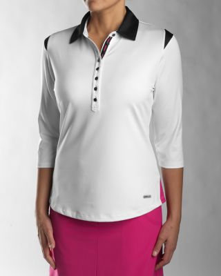 Women's ANNIKA CB DryTec 3/4 Sleeve Expose Polo