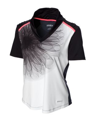 CB DryTec S/S Dahlia Print Polo