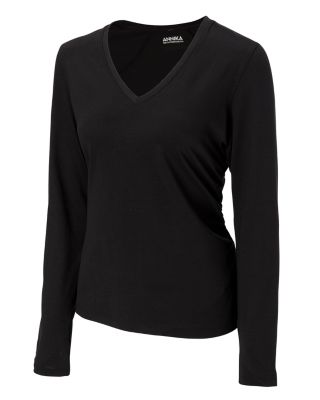 CB DryTec L/S Race V-neck Tee