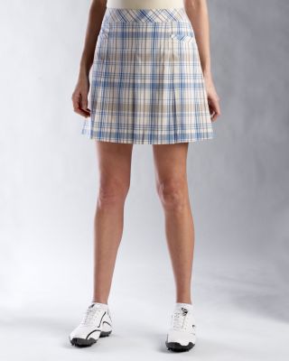 Lady's Aegean Plaid Skort