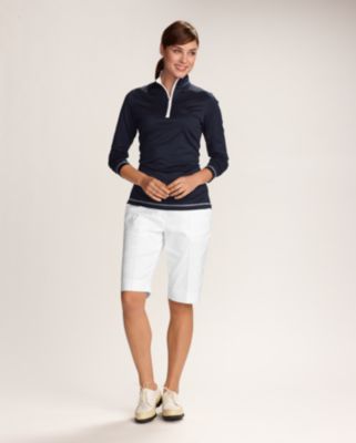 CB DryTec White Pintuck Short