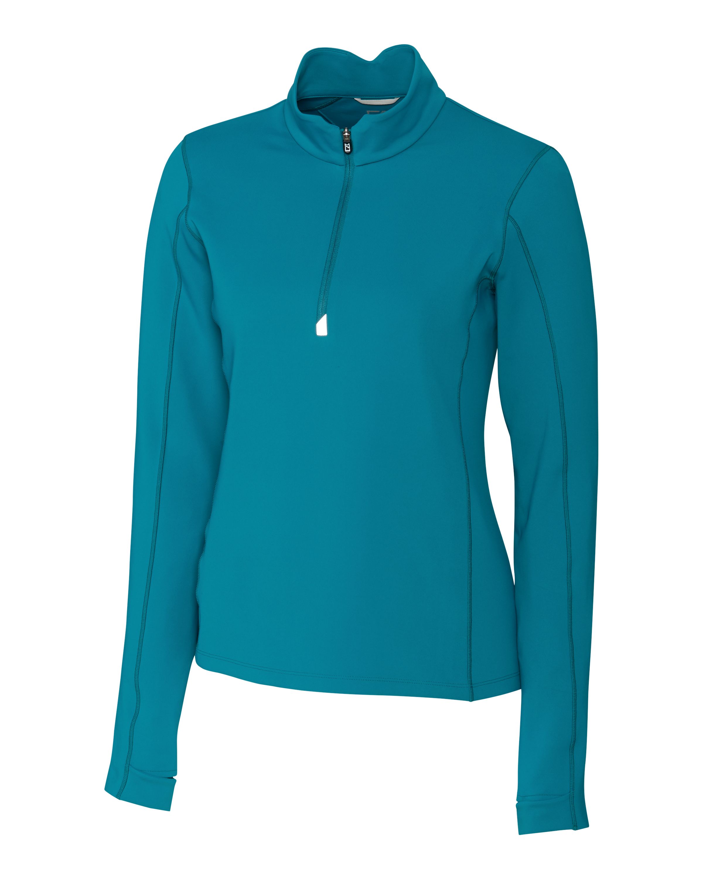 Cutter & Buck Traverse Recycled Smooth Stretch Womens Quarter Zip Pullover 101