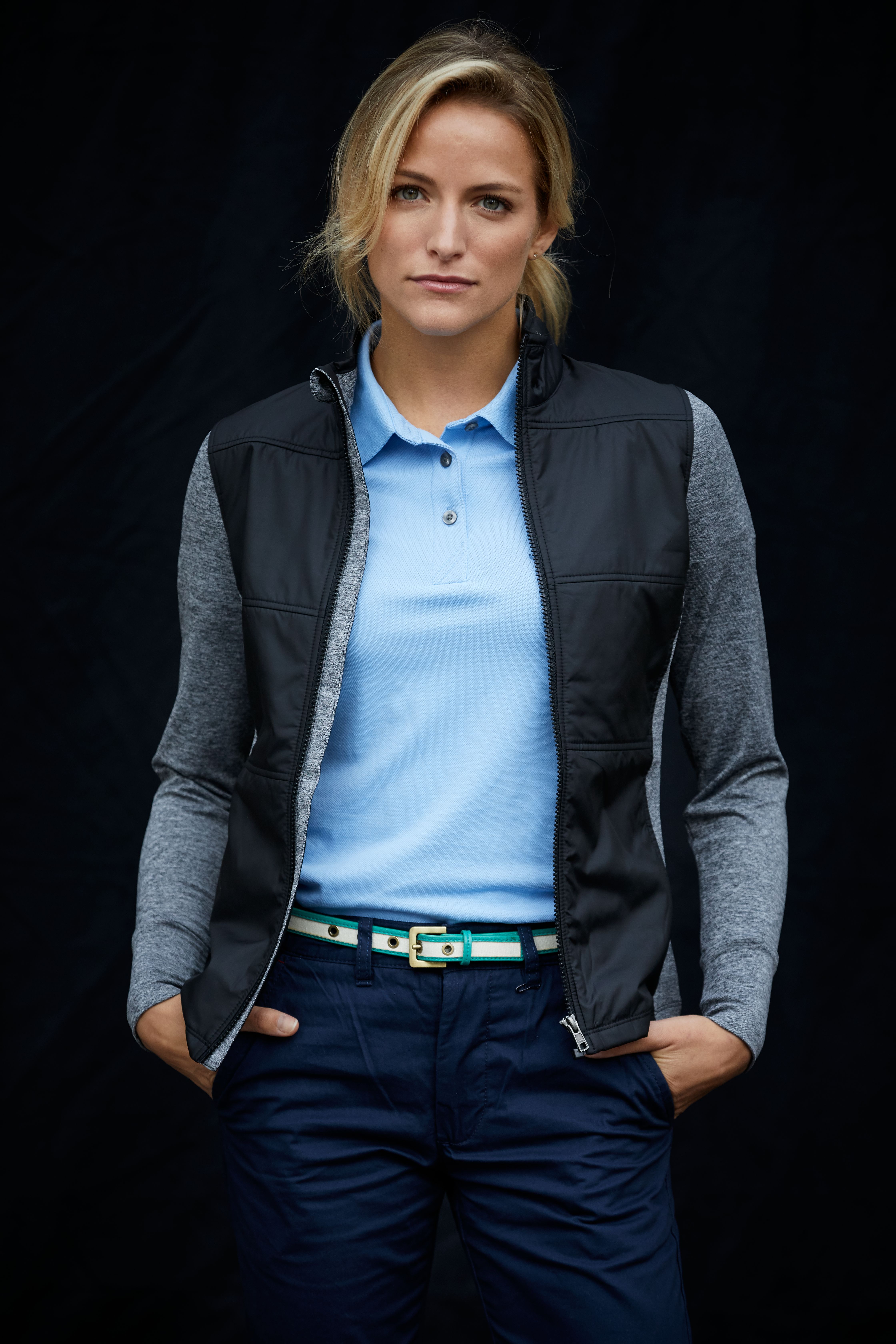 Stealth Hybrid Quilted Womens Full Zip Windbreaker Jacket