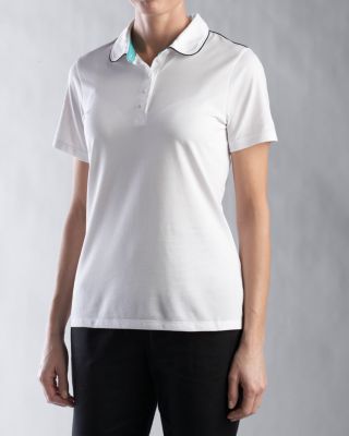 Lady's Nano CB DryTec Luxe S/S Seashore Polo