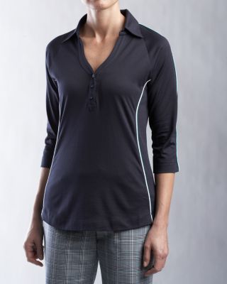 Lady's CB DryTec 3/4 Sleeve Main Street Polo