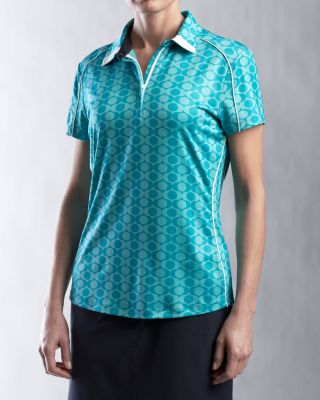 Lady's CB DryTec C/S Lily Pond Polo