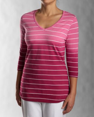 Women's 3/4 Sleeve Goal Line Tee