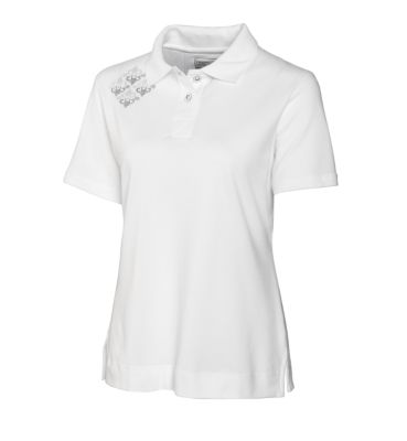 Women's CB DryTec S/S Fleur-de-lis Polo