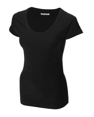C/S Double Team Slub Scoop Neck Tee