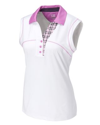 CB DryTec S/L Factory Plaid Polo