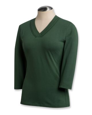 Women's 3/4 Sleeve Half Time Tee
