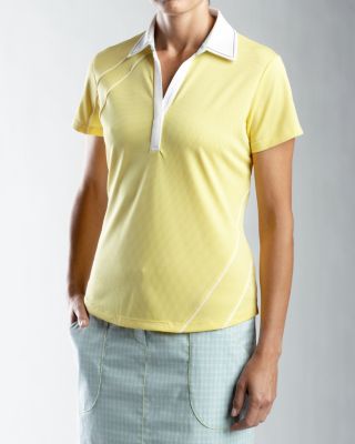 Women's CB DryTec C/S Delight Pieced Polo