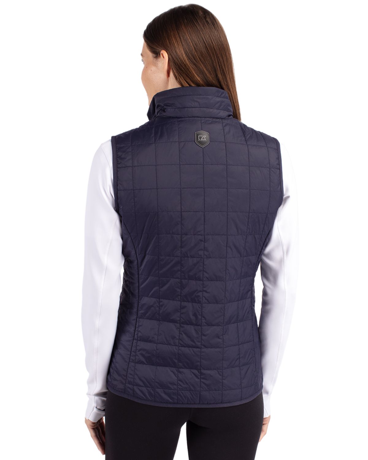 Cutter & Buck Rainier Recycled Insulated Puffer Womens Full Zip Vest 181
