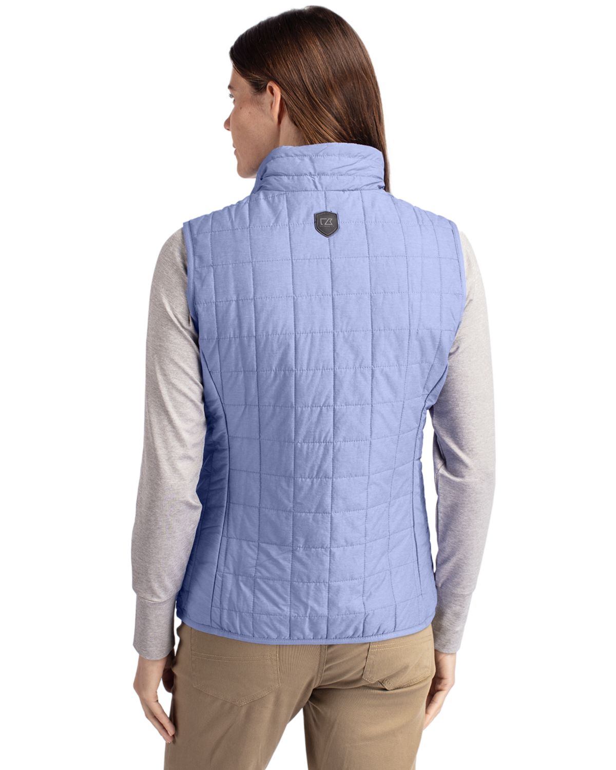 Cutter & Buck Rainier Recycled Insulated Puffer Womens Full Zip Vest 205