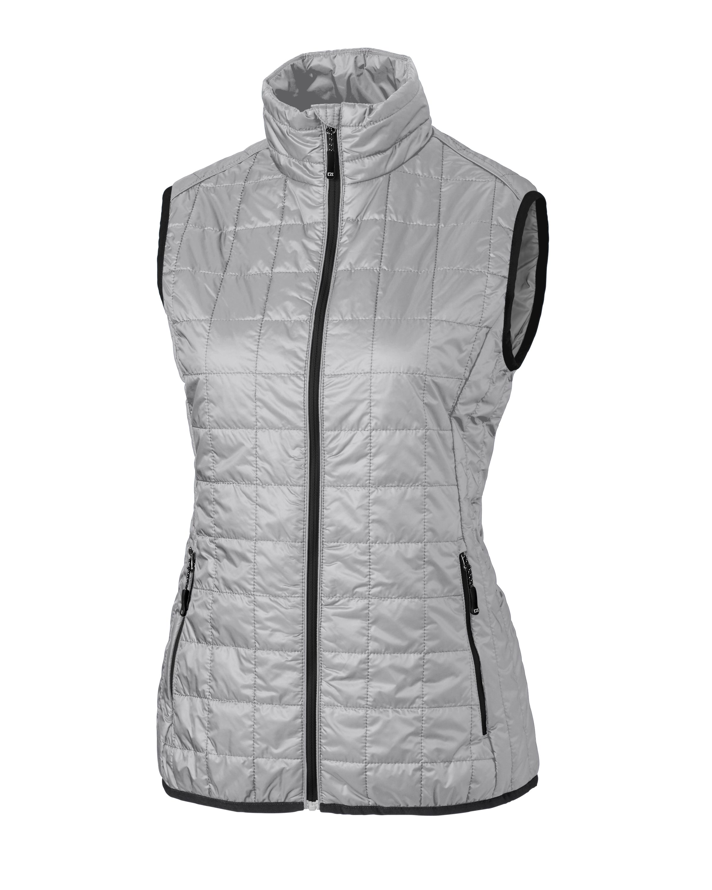 Cutter & Buck Rainier Recycled Insulated Puffer Womens Full Zip Vest 2