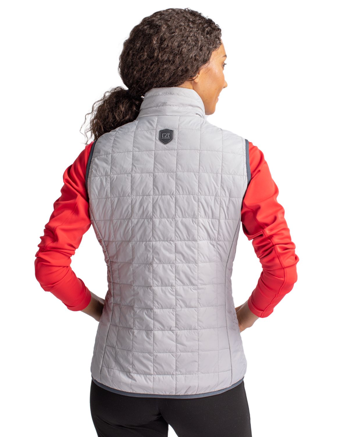 Cutter & Buck Rainier Recycled Insulated Puffer Womens Full Zip Vest 165