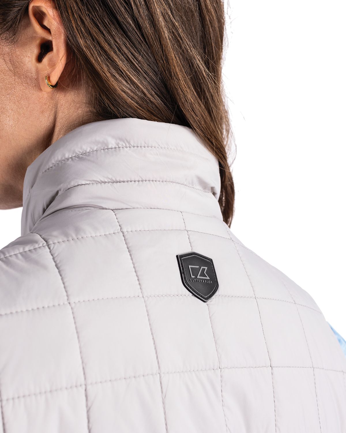 Cutter & Buck Rainier Recycled Insulated Puffer Womens Full Zip Vest 135